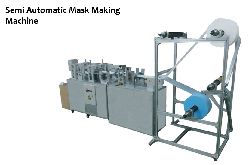 Semi Automatic Mask Making Machine
